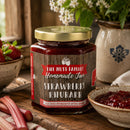 Strawberry Rhubarb Jam | Pack of 2 | 9 oz | Nutt Family Jams & Jellies