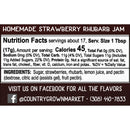 Strawberry Rhubarb Jam | Pack of 2 | 9 oz | Nutt Family Jams & Jellies