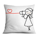 String Cup Love Cushion