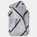 Vittorio - Silk Jacquard Tie - Silver Grey