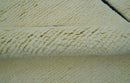 Strokes Custom Made Contemporary Cream Hand Knotted Wool Rug