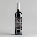 Stuck with Us Chalkboard Bridesmaid Wine Label