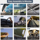 Naturnest Andromeda Green Soft-Shell Rooftop Tent With Large Panoramic Skylight & YKK Doors (SAK50612)