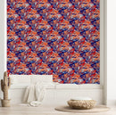 Colorful Palm Leaves Wallpaper