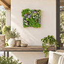 Artificial Moss and Succulent Hanging Wall Art Frame(Wall Art) 20in – UV Resistant