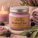 Whipped Sugar Body Scrub | Blackberry & Sage | 8 oz | The Lather Barn
