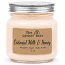 Whipped Sugar Body Scrub | Oatmeal Milk & Honey | 8 oz | The Lather Barn