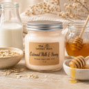 Whipped Sugar Body Scrub | Oatmeal Milk & Honey | 8 oz | The Lather Barn