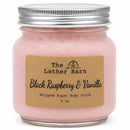 Whipped Sugar Body Scrub | Black Raspberry & Vanilla | 8 oz | The Lather Barn
