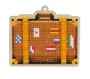 Suitcase CSw386 Diamond Painting on Plywood Kit