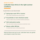 Leafcutter Bees - (200ct) Free FedEx 2-Day Mail