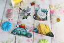 Summer. Magnets SR-579  Plastic Canvas Counted Cross Stitch Kit