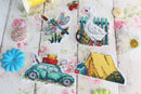 Summer. Magnets SR-579  Plastic Canvas Counted Cross Stitch Kit