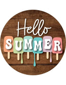 Summer Popsicle Front Door Decor