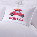 Summer Surfing Personalized Kids Sleeping Pillowcase