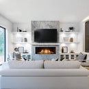 Summit 72-Inch Linear Fireplace With Bedrock [SML-72BR] (SAK92081)