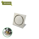 DecorBites™ Brass Square Shower Floor Drain for Kitchen and Bathroom, Insect-proof and Odor-proof