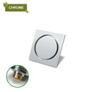 DecorBites™ Brass Square Shower Floor Drain for Kitchen and Bathroom, Insect-proof and Odor-proof