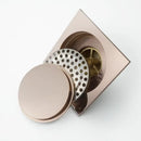 DecorBites™ Brass Square Shower Floor Drain for Kitchen and Bathroom, Insect-proof and Odor-proof
