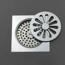 DecorBites™ Brass Square Shower Floor Drain for Kitchen and Bathroom, Insect-proof and Odor-proof
