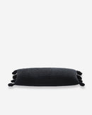 Braided Pom Pom Lumbar Pillow