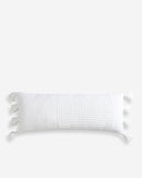 Braided Pom Pom Lumbar Pillow