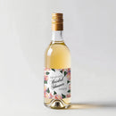 Sunset Floral Mini Wine Label