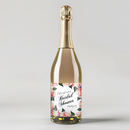 Sunset Flowers Champagne Label