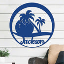 Sunset Palms Name Sign