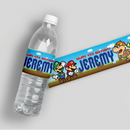 Super Mario Brothers Birthday Water Bottle Labels