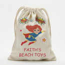 Super Hero Personalized Character Drawstring Sack