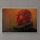 Surreal gothic decorbites beksinski prints living room framed wall art