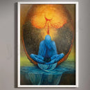 Surreal gothic decorbites beksinski prints living room framed wall art