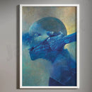 Surreal gothic decorbites beksinski prints living room framed wall art