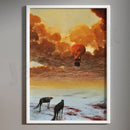Surreal gothic decorbites beksinski prints living room framed wall art