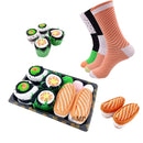 Sushi Socks Gift Box – 3 Pairs of Fun Novelty Socks for All