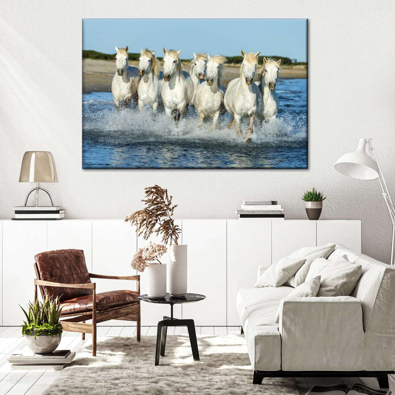 7 Horses Wall Art