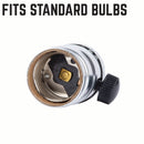 Swag kit with dimmable knob and quick connect