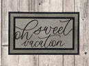 Sweet Vacation Door Mat