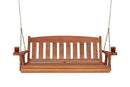Amish Casual 4 Foot Cedar Stain Mission Porch Swing