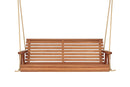 Amish Casual 5 Foot Roll Back Porch Swing in Cedar Stain