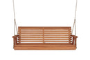 Amish Casual 5 Foot Roll Back Porch Swing in Cedar Stain