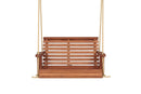 Amish Casual 3 Foot Roll Back Porch Swing in Cedar Stain