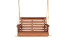 Amish Casual 3 Foot Roll Back Porch Swing in Cedar with Clearcoat