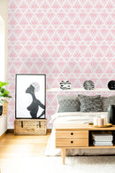 Swirly Pink Pattern Wallpaper