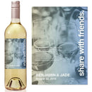 Swiss Pic Friends Wedding Milestone Wine Label