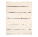 Symetrical Lines - Luxury Shag Moroccan Rug