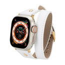 Syracuse Double Tour Leather Bands for Apple Watch 9, Ultra 2 and SE