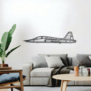 T-38 Talon Metal Aircraft Wall Art - NCP0447