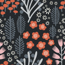 Voguish Dark Floral Wallpaper Smart